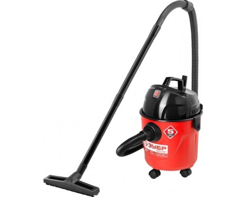 [Электроинструменты] ЗУБР Пылесос хозяйственный [ПУ-15-1200 М1] { модель М1-15, 15 л, 1200 Вт, сухая и влажная уборка }