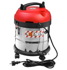 ЗУБР Пылесос строительный [ПУ-20-1400 М3] { модель М3-20, 20 л, 1400 Вт, сухая и влажная уборка, корпус из нержавеющей стали, розетка до 2000Вт }