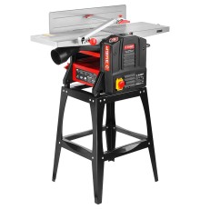 ЗУБР Станок фуговально-рейсмусовый [СРФ-254-1600С] { ширина строгания 254мм, толщина заготовки до 120мм, 2 ножа, 9000 об/мин, станина, 1600Вт, 6м/мин }