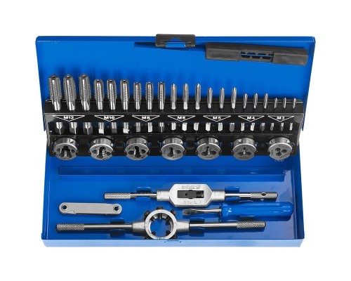 [Наборы] ЗУБР Набор метчиков и плашек 