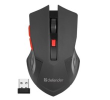 Defender Accura MM-275 RED USB [52276] {Беспроводная оптическая мышь, 6 кнопок, 800-1600 dpi }