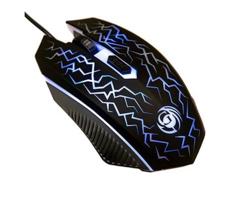 [Мышь] Мышь MGK-08U Dialog Gan-Kata - игровая, 4 кнопки + ролик , 7-ми цветная подсветка, USB, черная            