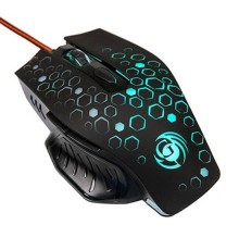 Мышь MGK-11U Dialog Gan-Kata - игровая, 6 кнопок + ролик , 7-ми цветная подсветка, USB, черная