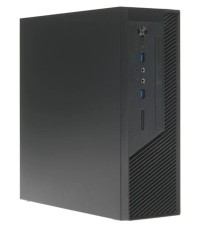 Foxline FL-RS02BLK-FX250T Case Foxline mITX 250W TFX, 2xUSB3.0, Black/Black Trim, powercord