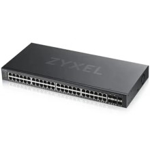 ZYXEL GS1920-48V2-EU0101F Гибридный Smart коммутатор NebulaFlex GS1920-48v2, 48xGE, 4xCombo (SFP/RJ-45), автономное/облачное управление