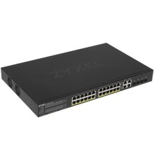 ZYXEL GS192024HPV2-EU0101F Гибридный Smart PoE+ коммутатор NebulaFlex GS1920-24HPv2, 24xGE PoE+, 4xCombo (SFP/RJ-45), бюджет PoE 375 Вт, автономное/облачное управление