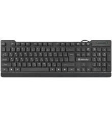 Defender Клавиатура Element HB-190 USB RU [45191] {Проводная,черный,полноразмерная}