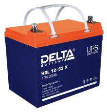 Delta HRL 12-33 X (33А\ч, 12В) свинцово- кислотный  аккумулятор
