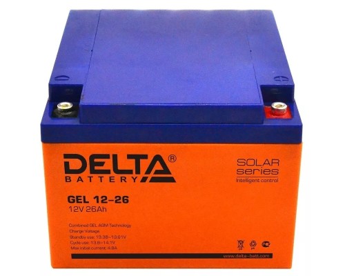 [батареи] Delta GEL 12-26 (12V/26Ач) свинцово- кислотный аккумулятор  