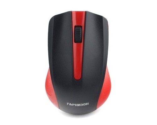 [Клавиатуры, мыши] Гарнизон Мышь беспров.  GMW-430R, чип X, красный, 1200 DPI, 2 кн.+ колесо-кнопка, блистер