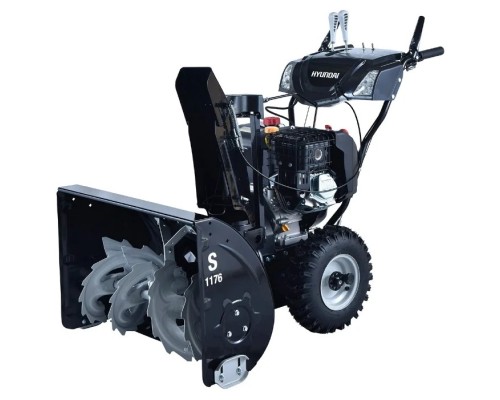 [Снегоуборочная техника] HYUNDAI [S 1176] Снегоуборщик { ICW360, 4-тактный, 11,0 л.с./358 см?, Фара и подогрев ручек, 5 вперед/2 назад, ручной/электро, 760 мм, подогрев карбюратора }