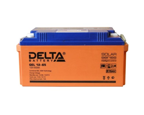 [батареи] Delta GEL 12-65 (12V/65Ач) свинцово- кислотный аккумулятор  