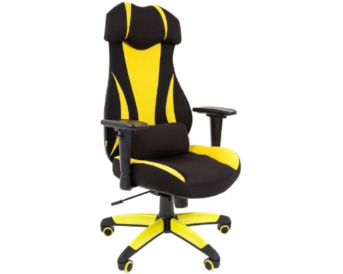 [Офисные кресла] Офисное кресло Chairman   game 14 Россия ткань черн./желт. [7022221]