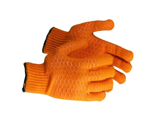 [Перчатки] Перчатки ЗУБР трикотажные, с противоскользящим двусторонним перекрестным покрытием, L-XL [11278-XL]