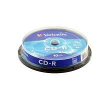 VERBATIM Диски CD-R 80 52x  CB/10  (43437) 
