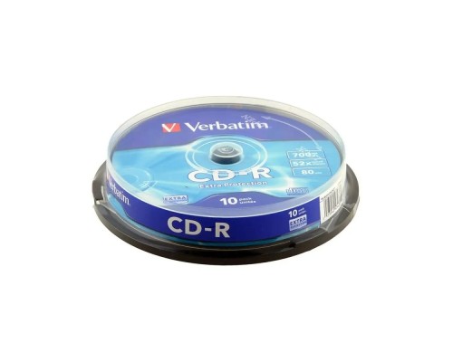 [Диск] VERBATIM Диски CD-R 80 52x  CB/10  (43437) 