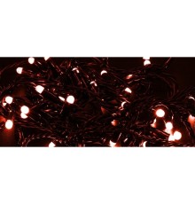Neon-night 305-172 Гирлянда Нить 10м, постоянное свечение, черный ПВХ, 230В, цвет: Красный