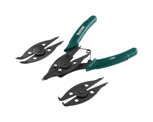 [Съемники] KRAFTOOL Съемник стопорных колец, внешний/внутренний, 12-в-1 [22811]