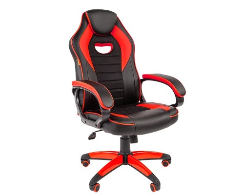 [Офисные кресла] Офисное кресло Chairman   game 16 Россия экопремиум черный/красный (7024557)