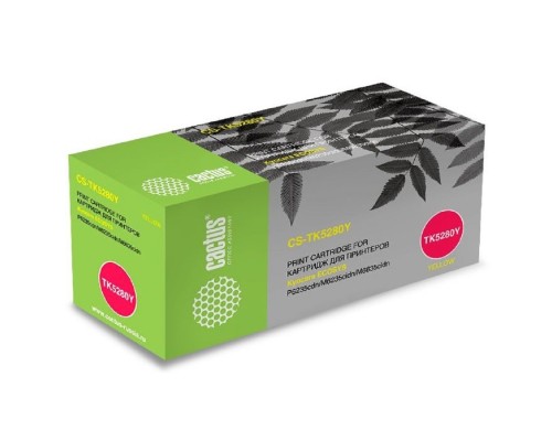 [расходные материалы] CACTUS  TK-5280Y Тонер-картридж (CS-TK5280Y) для Kyocera P6235cdn/M6235cidn/M6635cidn, 11000 стр. жёлтый