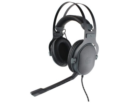 [Наушники] Gembird MHS-G700U, черн, мембрана 53мм, метал корпус, рег громкости, каб ткан 2.5м					