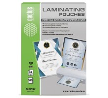 Cactus Пленка для ламинирования 100мкм A4 (100шт) глянцевая 216 x 303мм (CS-LPGA4100100)
