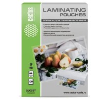 Cactus Пленка для ламинирования 80мкм A4 (100шт) глянцевая 216 x 303мм [CS-LPGA480100]