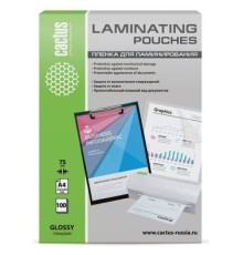 Cactus Пленка для ламинирования 75мкм A4 (100шт) глянцевая 216 x 303мм [CS-LPGA475100]