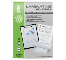 Cactus Пленка для ламинирования 60мкм A4 (100шт) глянцевая 216 x 303мм (1059665) [LPGA460100]