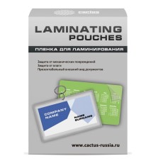 Cactus Пленка для ламинирования 125мкм (100шт) глянцевая 80 x 111мм [CS-LPG80111125]