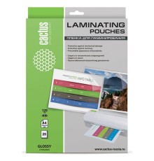 Cactus Пленка для ламинирования 125мкм A4 (25шт) глянцевая 216 x 303мм [1059666] [CS-LPGA412525]
