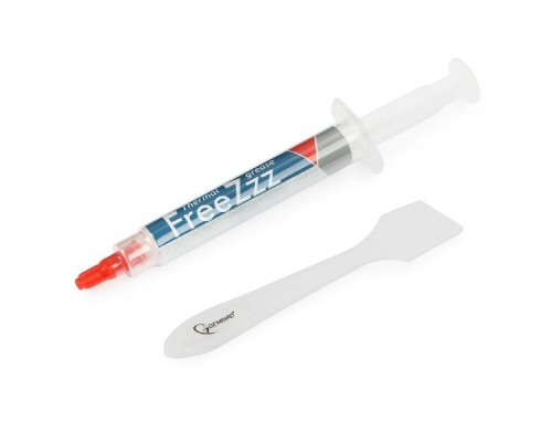 [Термопаста] Термо паста Gembird FreeZzz GF-01-5 для радиаторов, 5гр, шприц