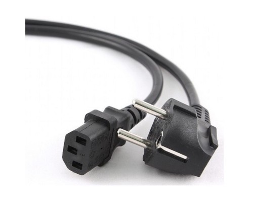[кабели] Cablexpert Кабель питания 1.8м, Schuko- C13, 3х1кв.мм, черный, с заземлением, пакет (PC-186-1-1.8M)