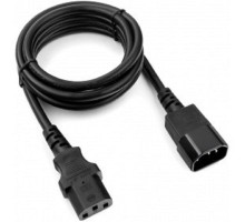 Cablexpert Кабель питания сист.блок-монитор 1.8м, C13-C14, 3х1кв.мм., черный, с зазем. (PC-189-1-1.8M)