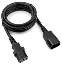 Cablexpert Кабель питания сист.блок-монитор 1.8м, C13-C14, 3х1кв.мм., черный, с зазем. (PC-189-1-1.8M)