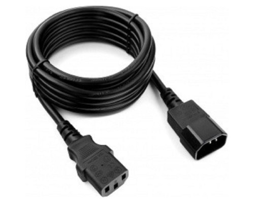 [кабели] Cablexpert Кабель питания сист.блок-монитор 3м, C13-C14, 3х1кв.мм., черный, с зазем. (PC-189-1-3M)