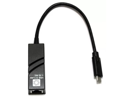 [кабели] 5bites Кабель-адаптер UA3C-45-07BK USB3.1 сетевая карта / RJ45 1G / BLACK