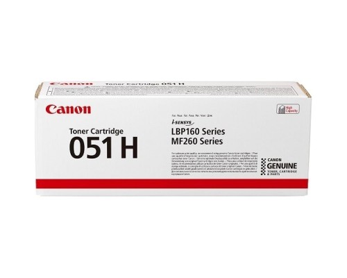 [Расходные материалы] Canon Cartridge 051H 2169C002 Тонер-картридж для Canon LBP162dw, 4100 стр. чёрный
