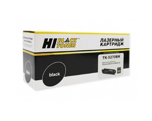 [Расходные материалы] Hi-Black TK-5270BK Тонер-картридж для Kyocera-Mita M6230cidn/M6630/P6230cdn, Bk, 8K