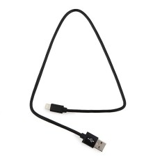 Cablexpert Кабель для Apple CC-S-APUSB01Bk-0.5M, AM/Lightning, серия Silver, длина 0.5м, черный, блистер