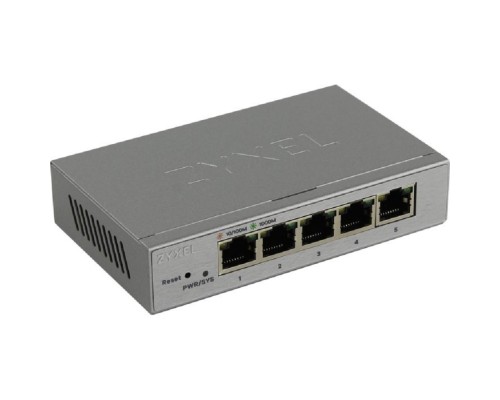 [Сетевое оборудование] ZYXEL GS1200-5-EU0101F Smart Коммутатор GS1200-5, 5xGE, настольный, бесшумный, с поддержкой VLAN, IGMP, QoS и Link Aggregation