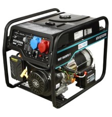 HYUNDAI [HHY 9020FE-T] Генератор бензиновый { Запуск ручной/электро, HYUNDAI IC420, 4-х такт, дв. 16 л.с., 420 см3, 230-400В/50Гц, 6,5 кВт/nom 6,0 кВт, Вес 86 кг }