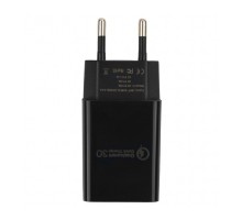 Cablexpert Адаптер питания, Qualcomm QC 3.0, 100/220V - 1 USB порт 5/9/12V, черный (MP3A-PC-17)