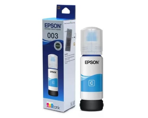 [Расходные материалы] EPSON C13T00V298 Контейнер 003 с голубыми чернилами для L3210, L3216, L3256, 65 мл.