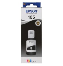 EPSON C13T00Q140  Контейнер 105  с черными пигментными чернилами для L7160/7180, 140 мл