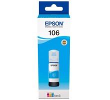 EPSON C13T00R240  Контейнер 106 с голубыми чернилами для L7160/7180, 70 мл.