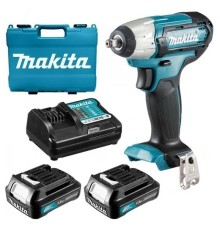 Makita TW140DWAE Гайковерт ак(уд),{10.8В,2х2Ач Li-ion,0-3200у\м,140Нм,3\8