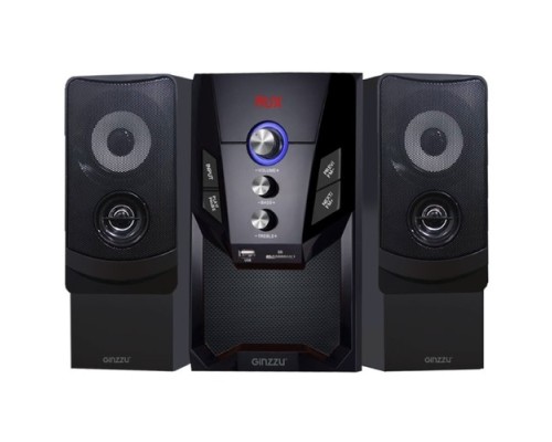 [Колонки Ginzzu] Ginzzu GM-415, Акустическая система 2.1, 50W/BT/USB/SD/FM/ДУ