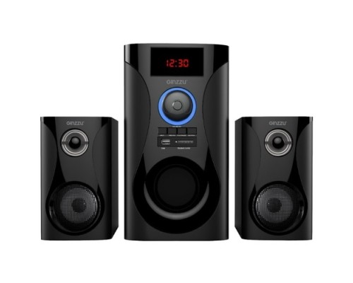 [Колонки Ginzzu] Ginzzu GM-425, Акустическая система 2.1, 60W/BT/USB/SD/FM/ДУ