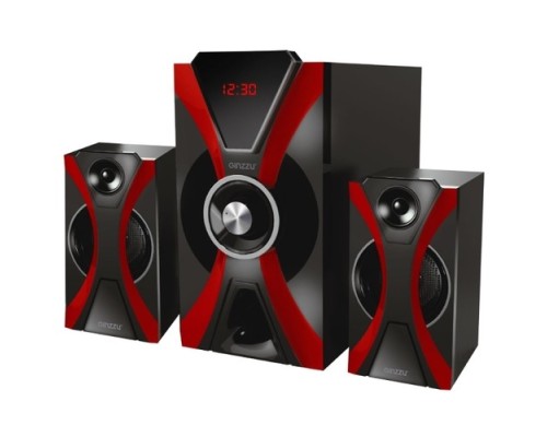 [Колонки Ginzzu] Ginzzu GM-427, Акустическая система 2.1, 60W/BT/USB/SD/FM/ДУ